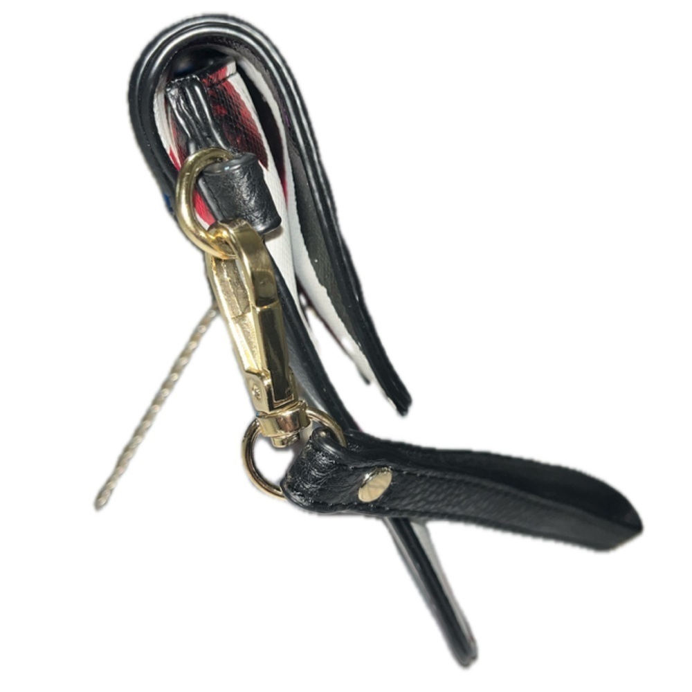 Charming Charlie Floral Rose Clutch Bag Purse Black Pink Purple Magnetic, NWOT - Picture 3 of 15